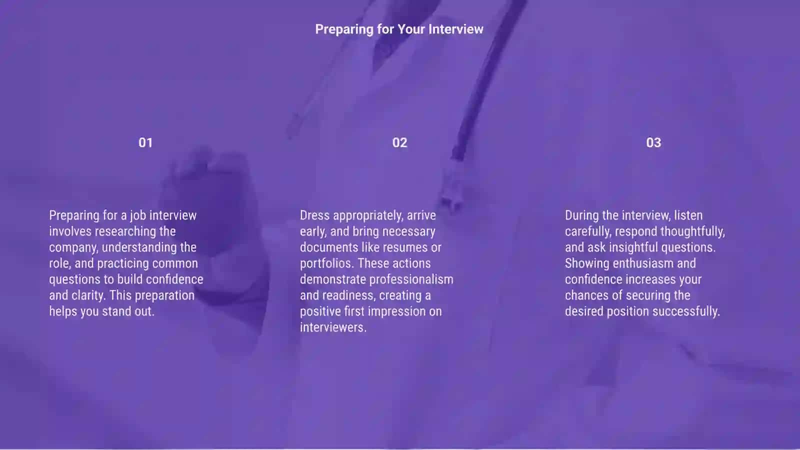 Job Interview Preparation 3