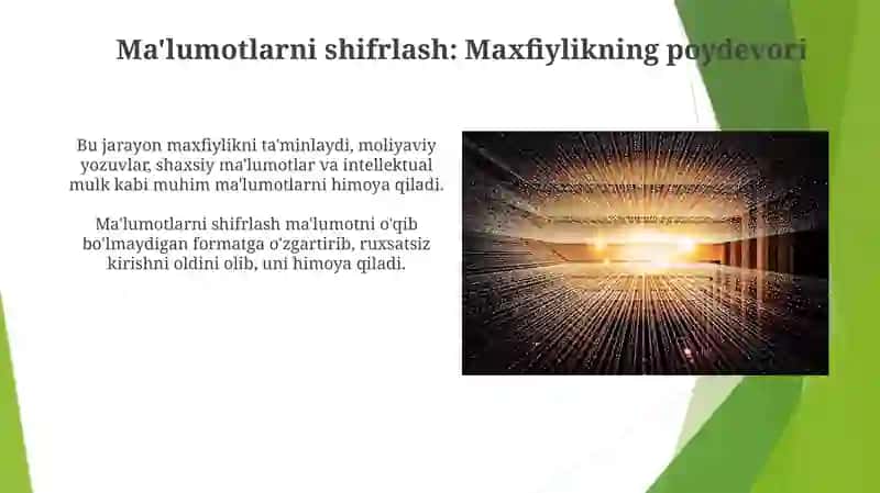 Ma'lumotlarni shifrlash 3