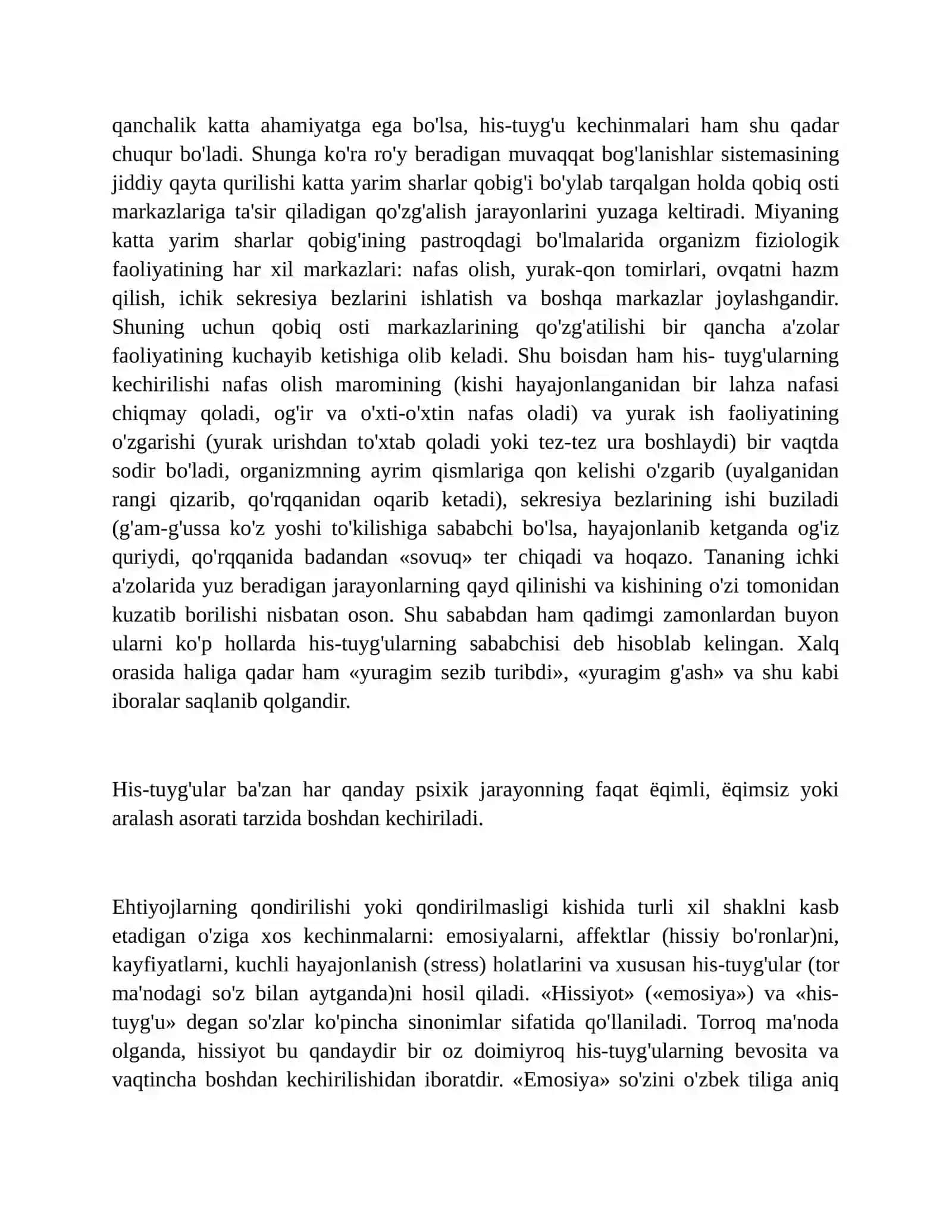 SHAXSNING HISSIY IRODAVIY SOHASI VA KASBGA MOSLANISH 3