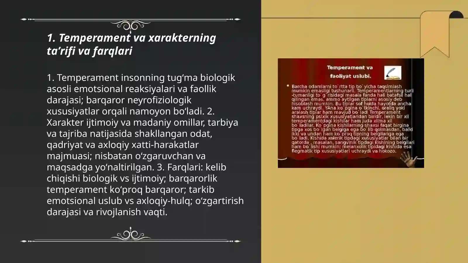 Temperament va xarakter 3