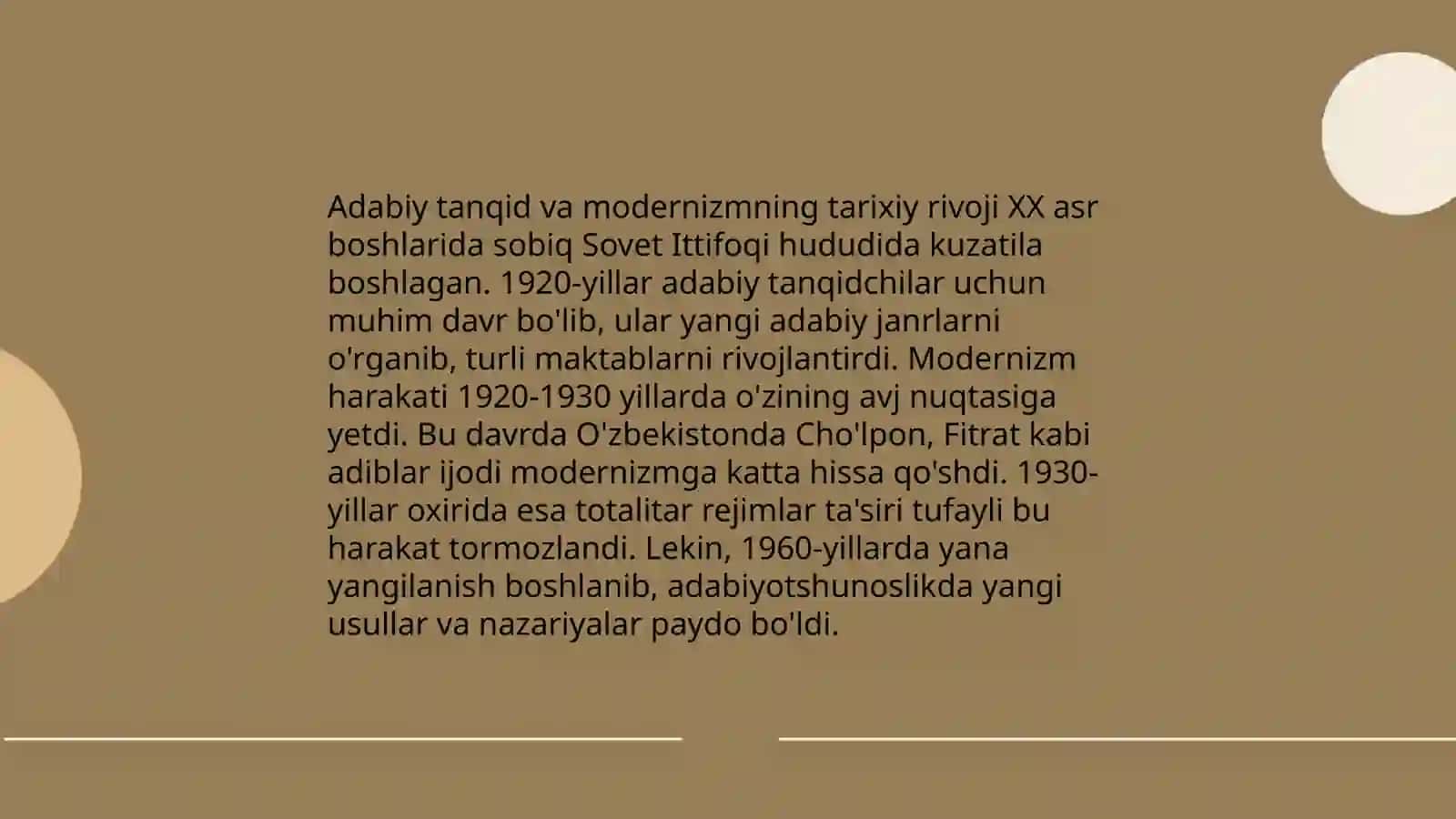 Adabiy tanqid va modernizm masalalari 3