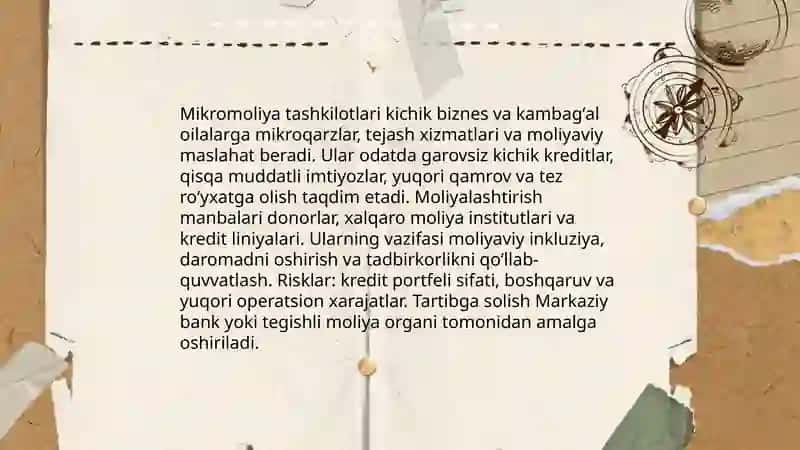 Mikromoliya tashkilotlari 3