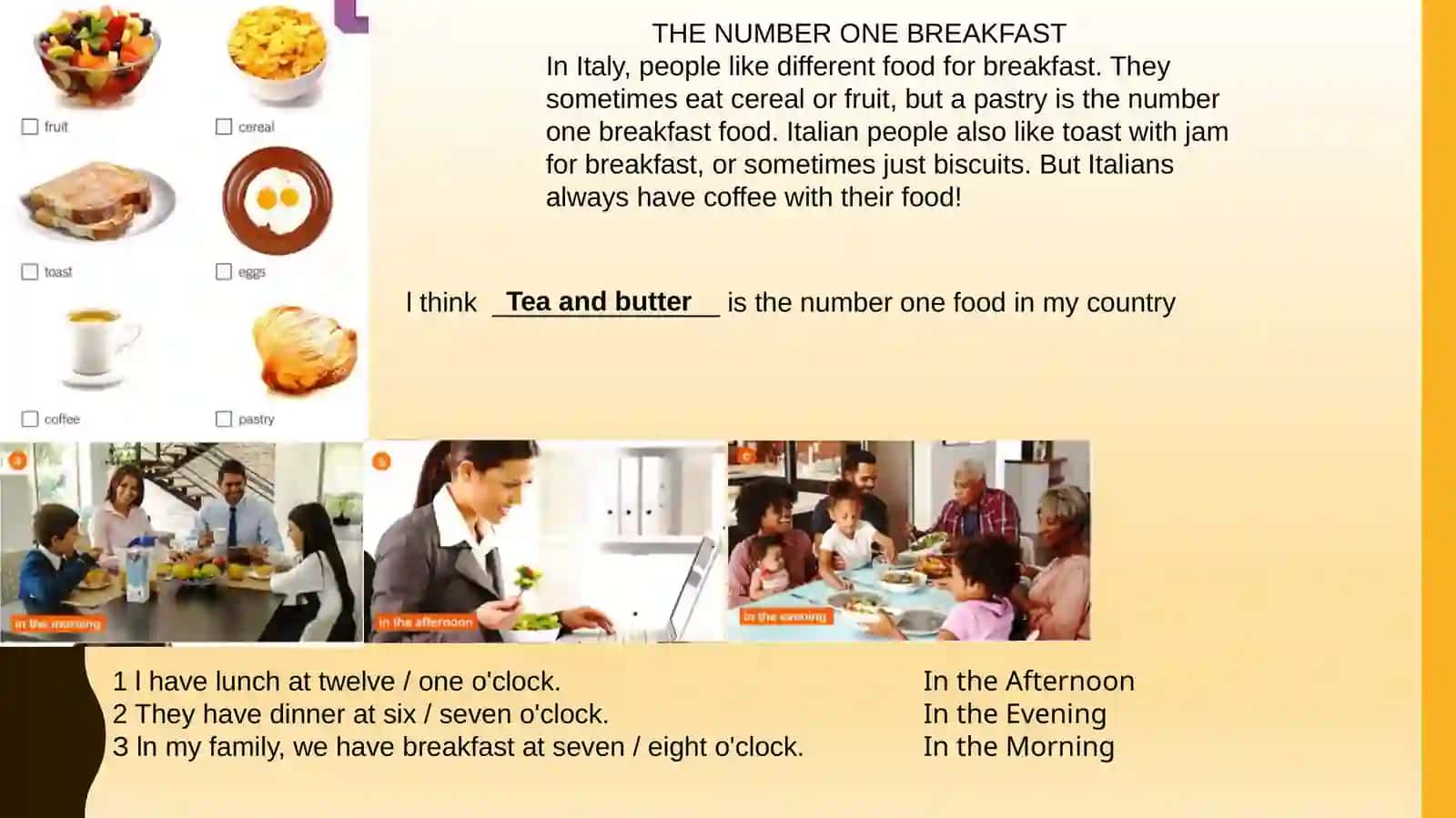 ТНЕNUMBER ONE BREAKFAST 3