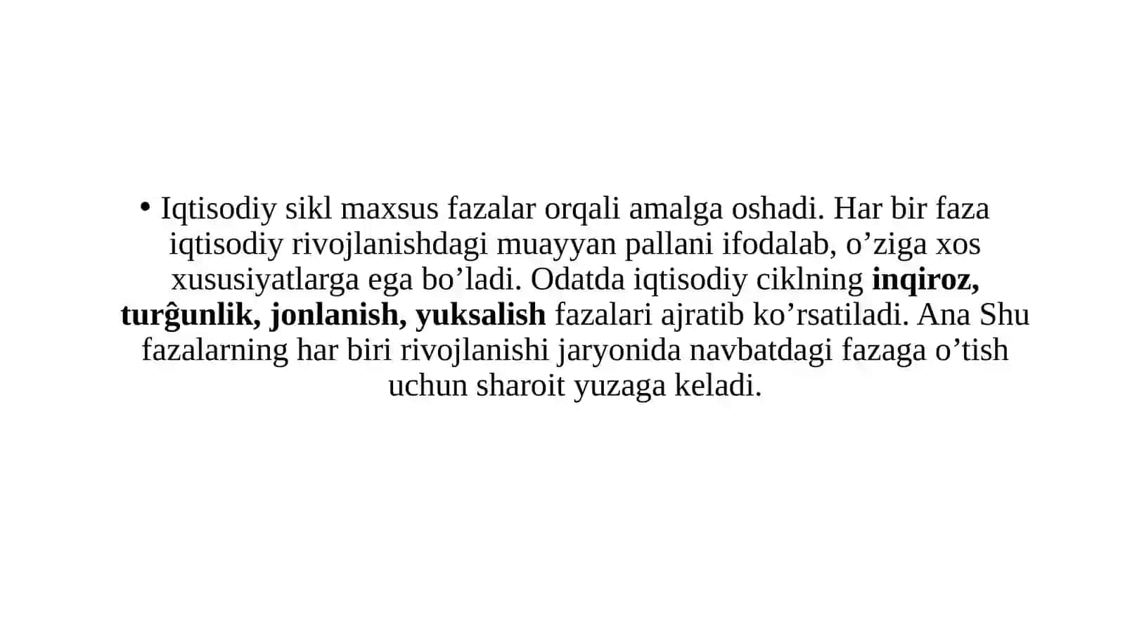 Iqtisodiyotning siklligi va makroiqtisodiy beqarorlik 3