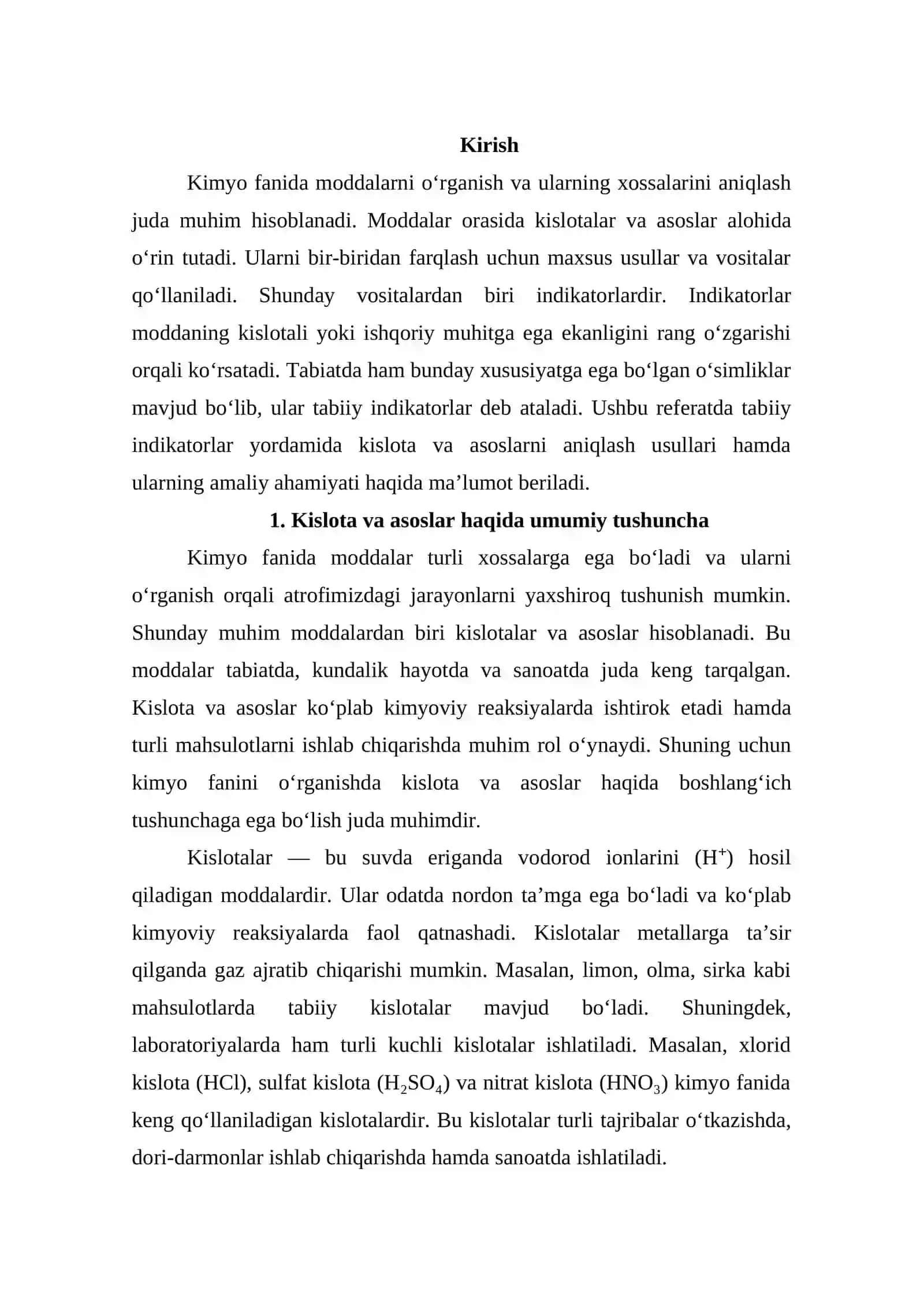 Tabiiy indikatorlar yordamida kislota va asoslarni aniqlash 3