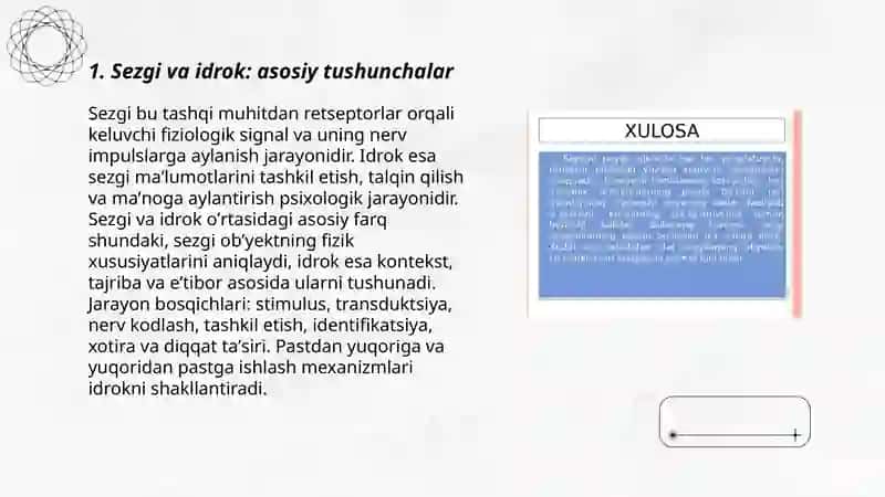 Sezgi turlari va uning qonuniyatlari 3