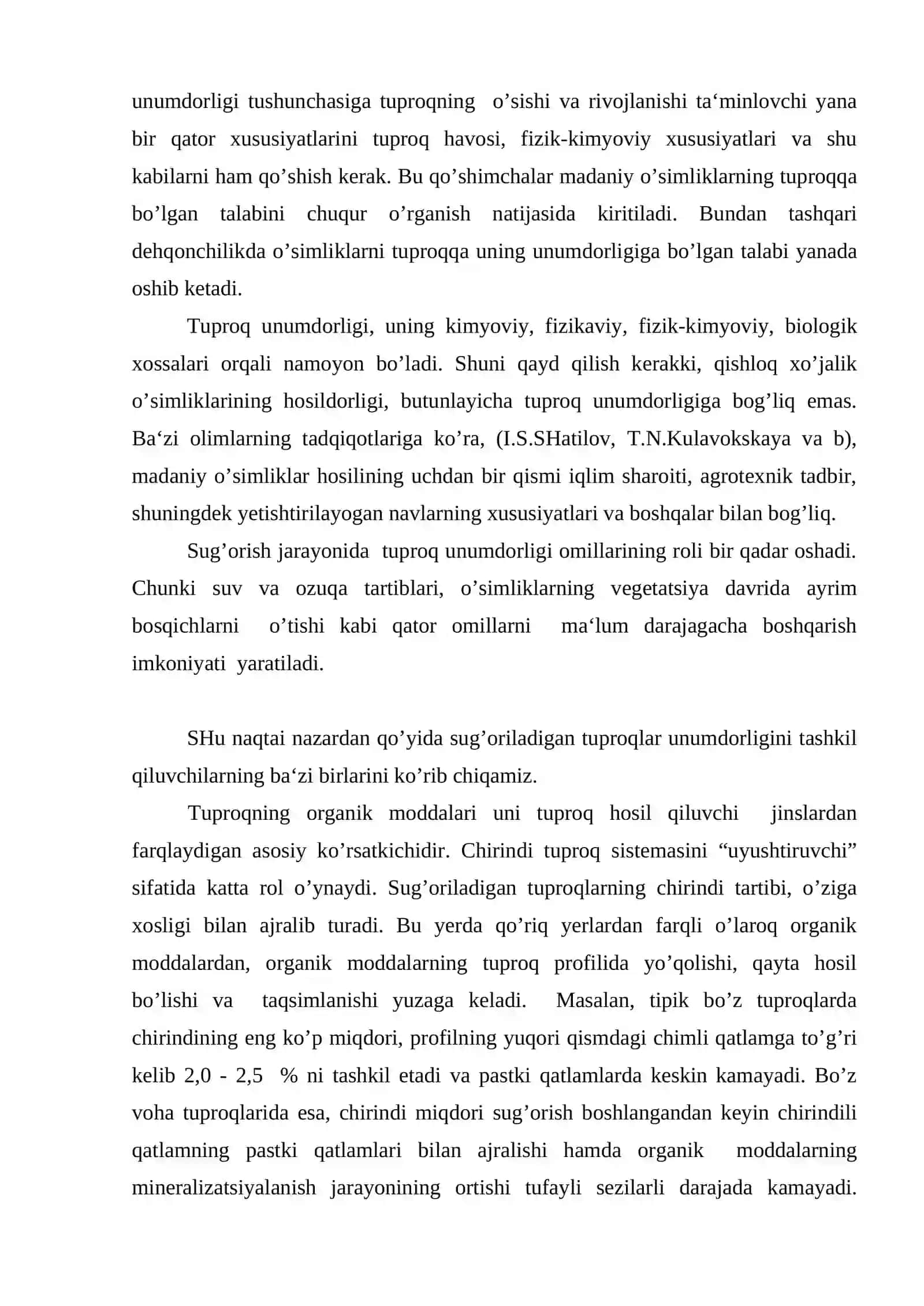 Tuproq unumdorligini oshirish mikroorganizmlar ahamiyati 3