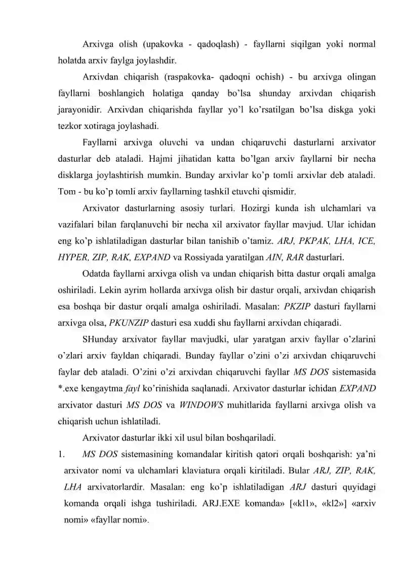Kompyuterga xizmat qiluvchi programmalar 3