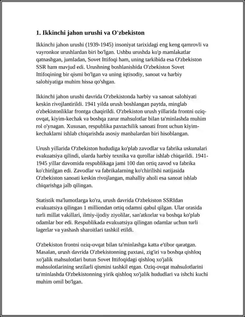 IKKINCHI JAHON URUHIDA ÕZBEK ASKARLARI 3