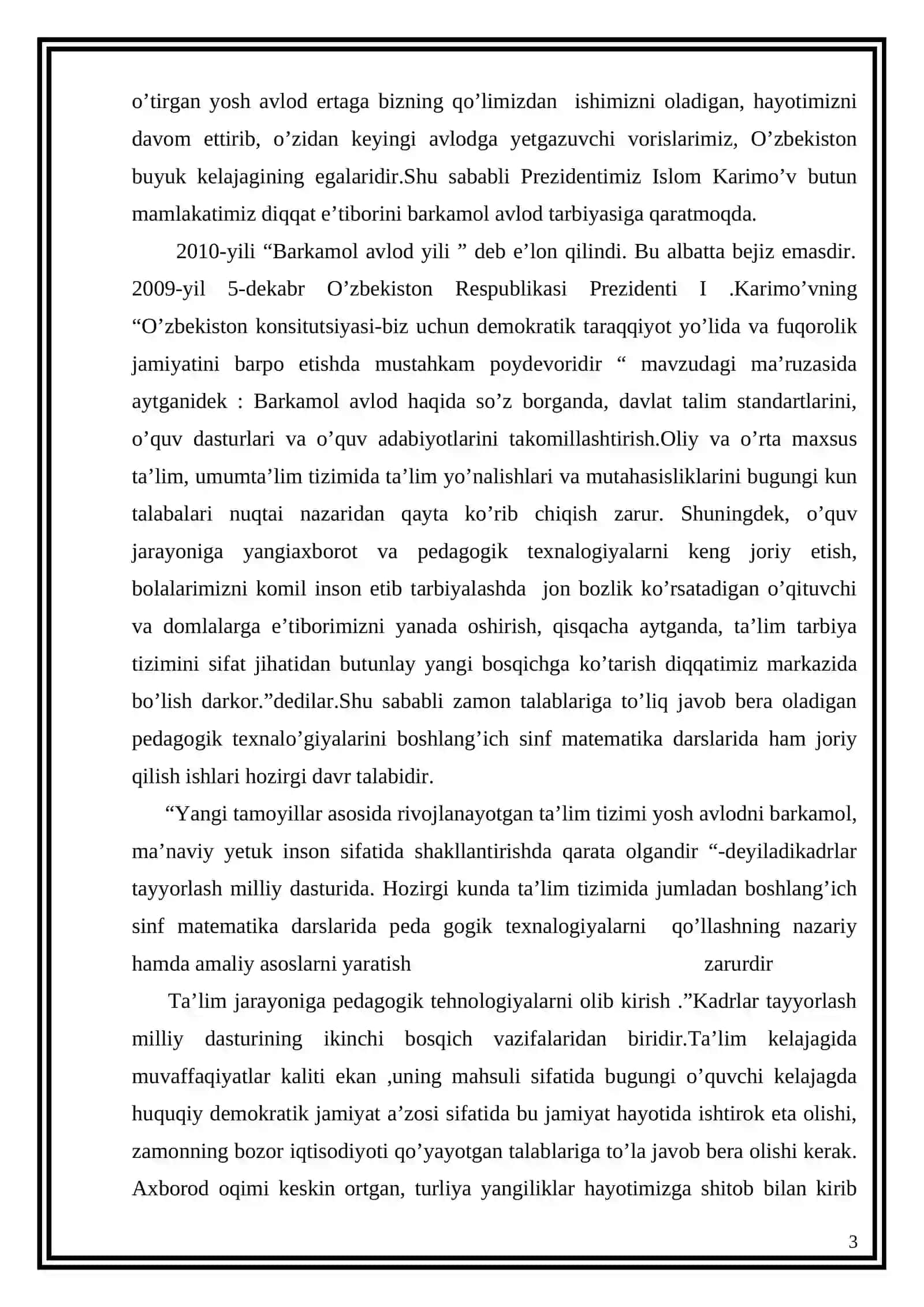 MATEMATIKA DARSLARIDA DIDAKTIK O’YINLARINING TA’LIMIY – TARVIYAVIY AHAMIYATI 3
