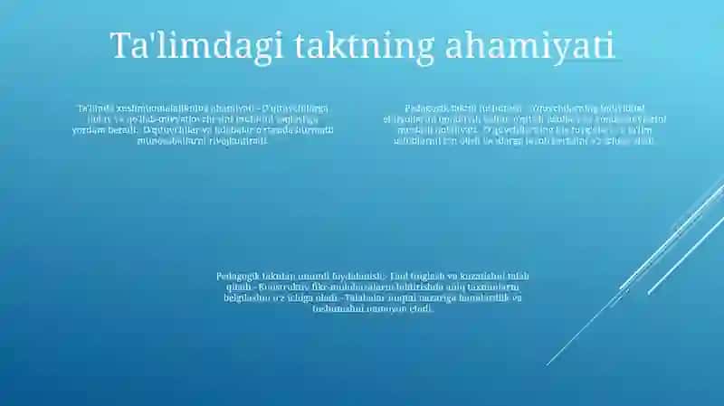 Takt Va Pedagogik Takt Haqida Tushuncha 3