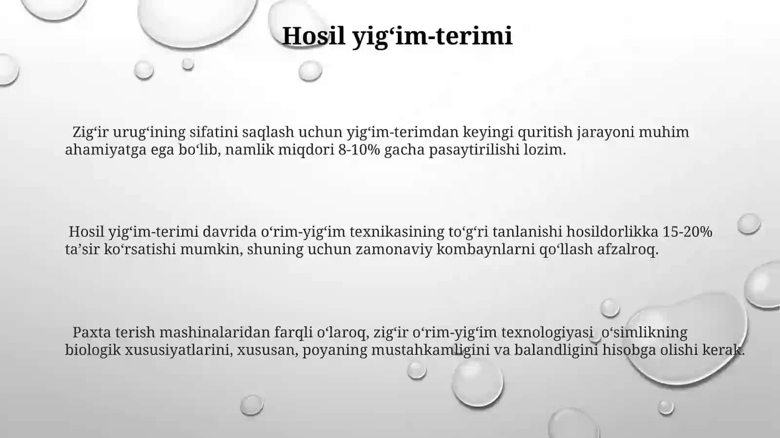 Zigʻir seleksiyasi va urugʻchiligi 3