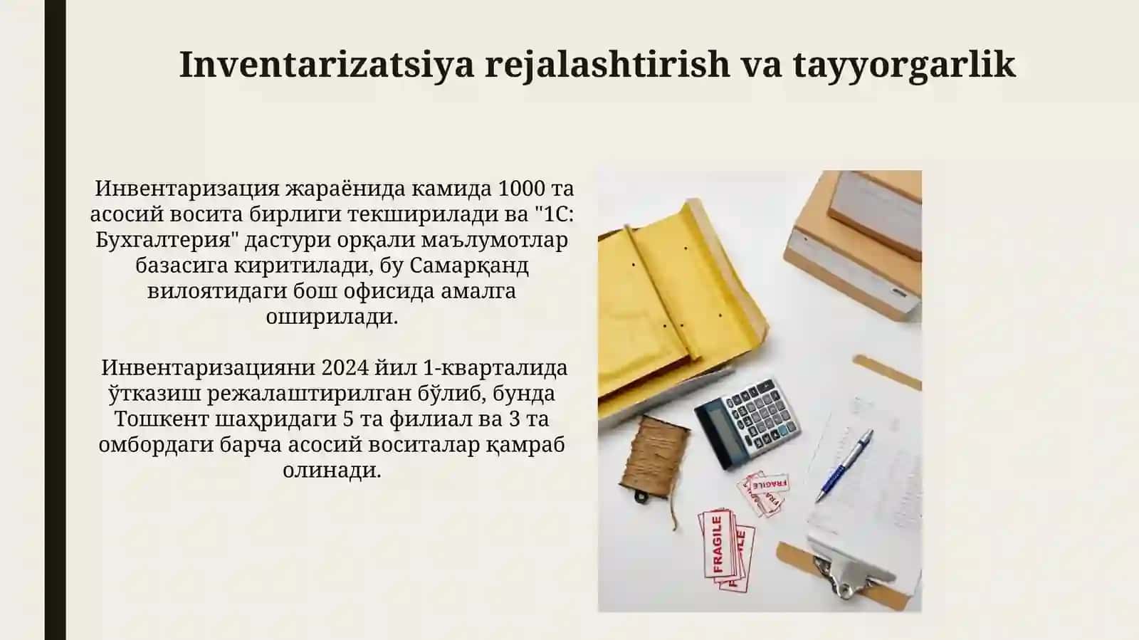 Asosiy vositalarni inventarizatsiya qilishhisobi 3