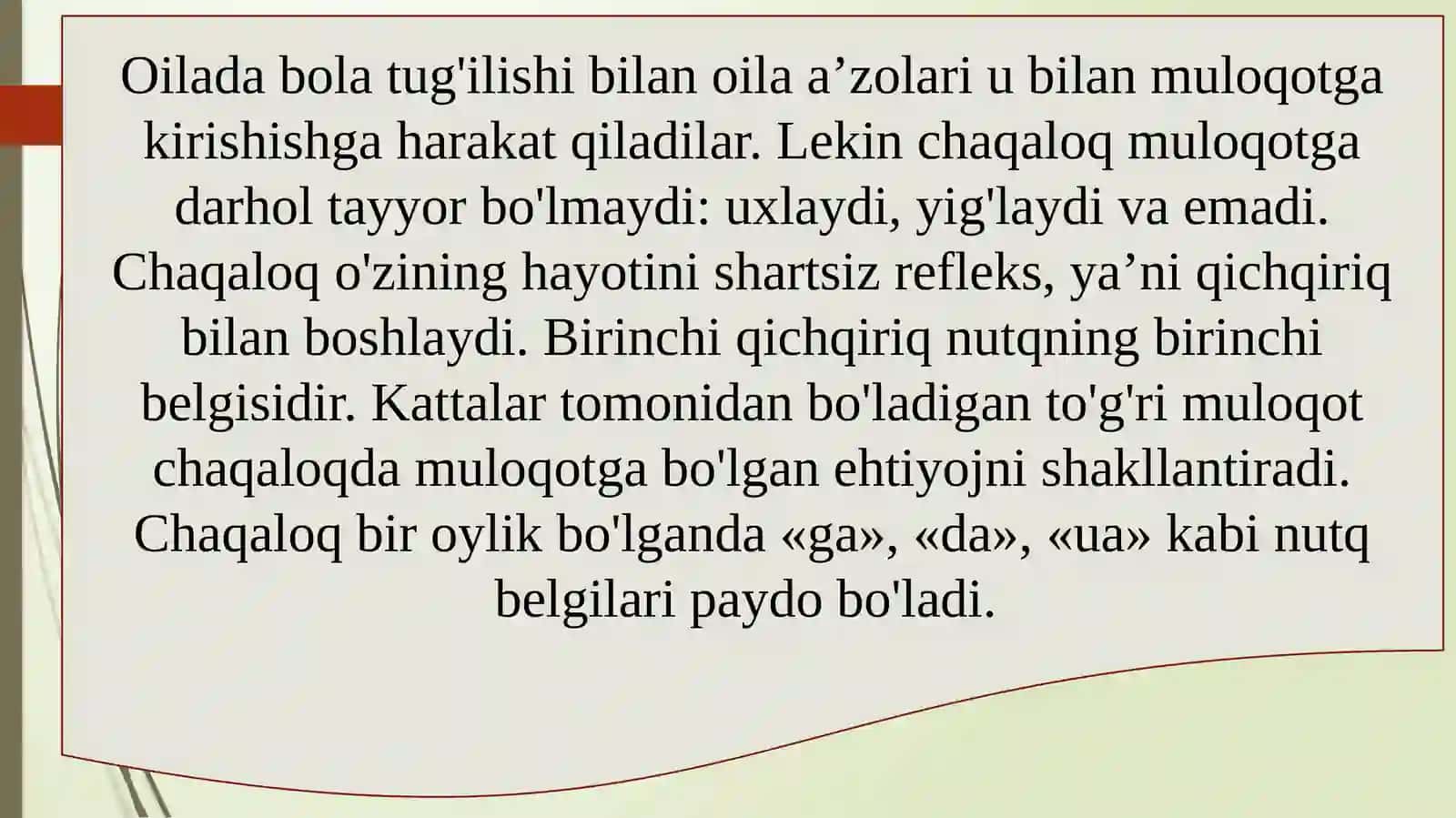 Muloqotning Yoshga xos xususiyatlari 3