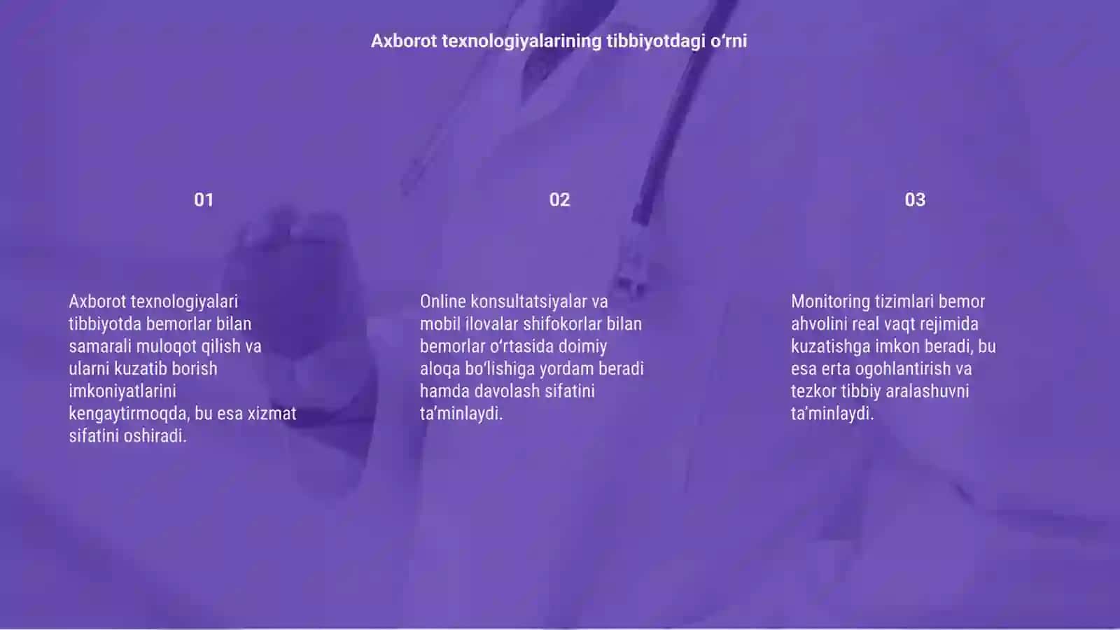 Axborot texnologiyalari va monitoring tizimlari 3
