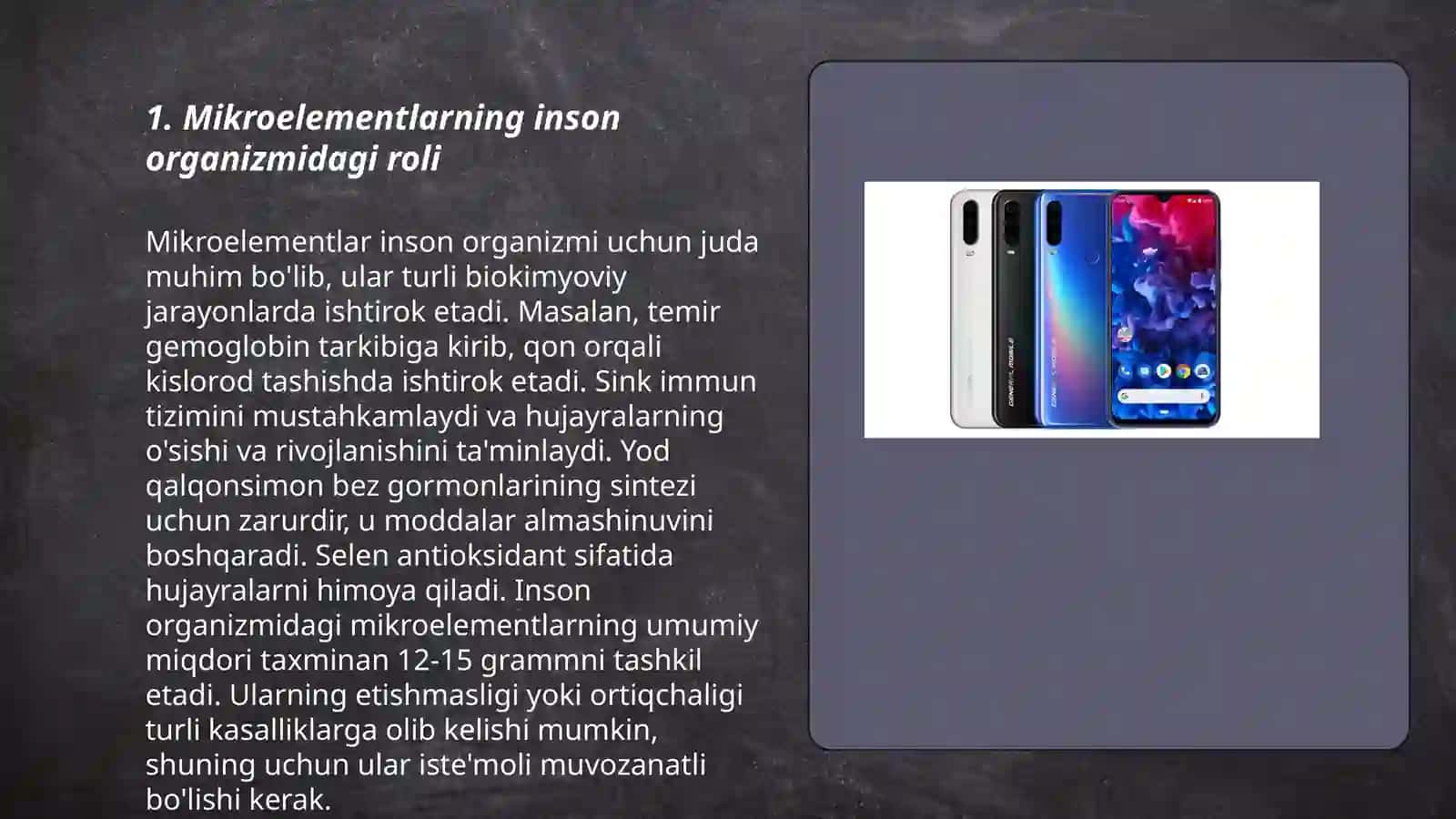 Mikrooelementozlar. Ftor kalsiy miqdorining oshib ketishi 3