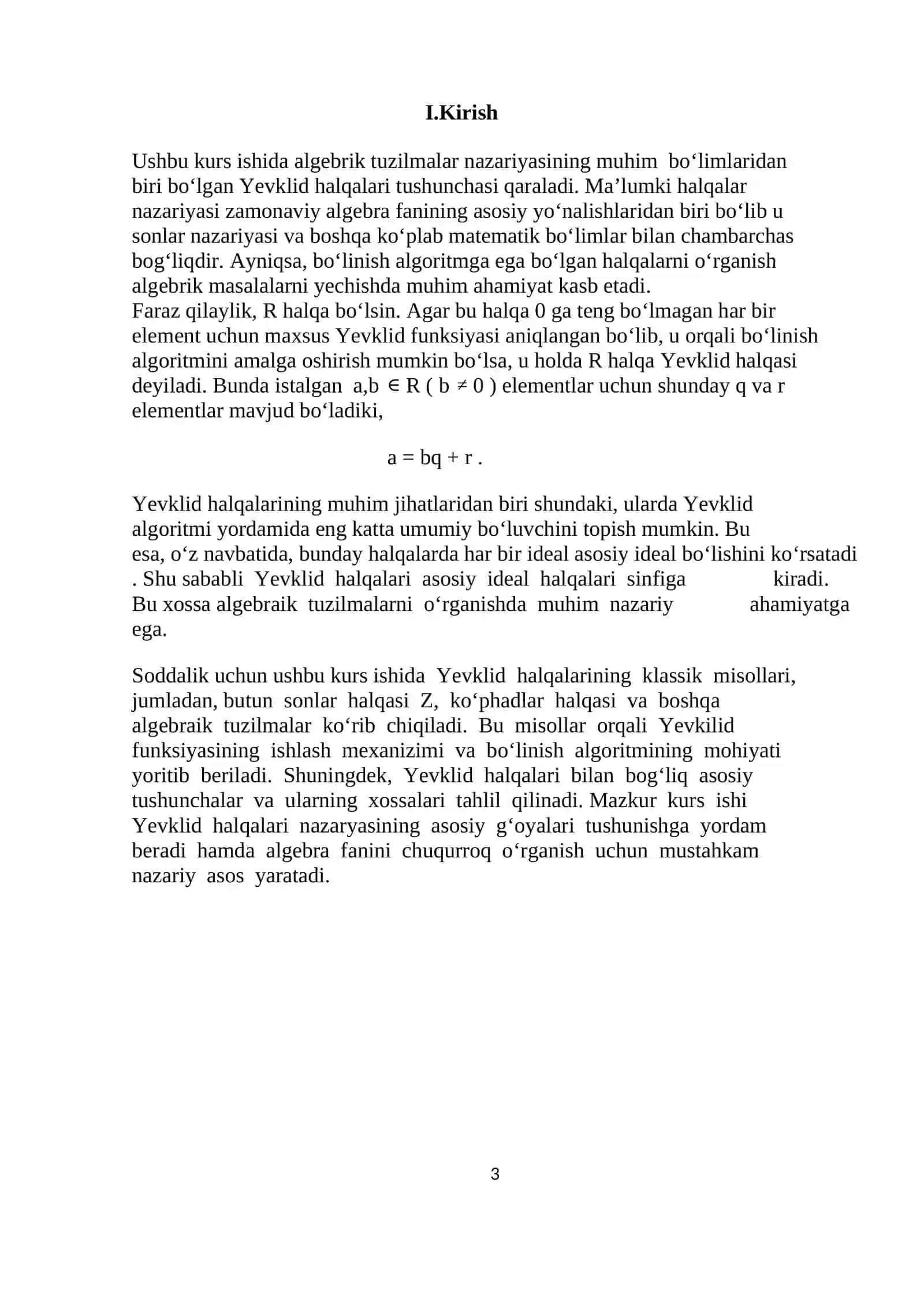 Yevklid halqalari 3