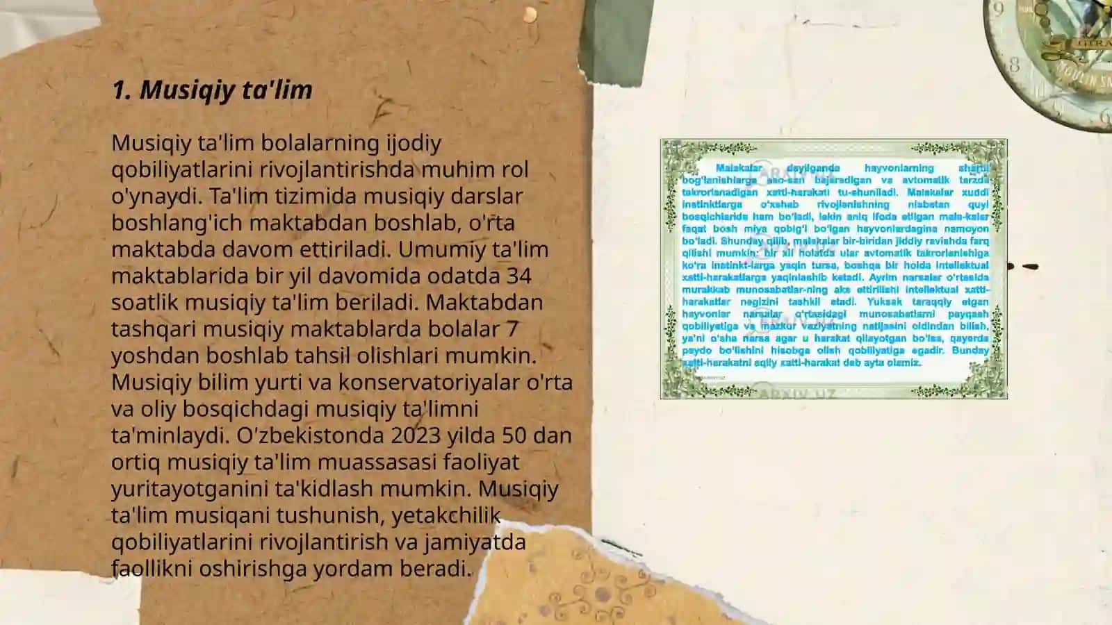 Musiqiy faoliyat turlari 3