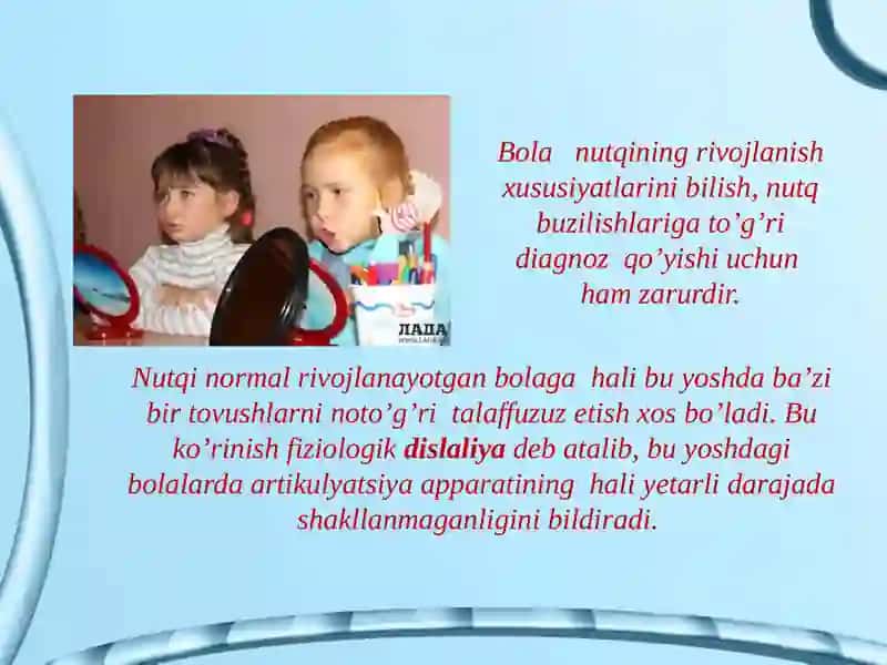 Bolalar nutqining rivojlanish davrlari 3