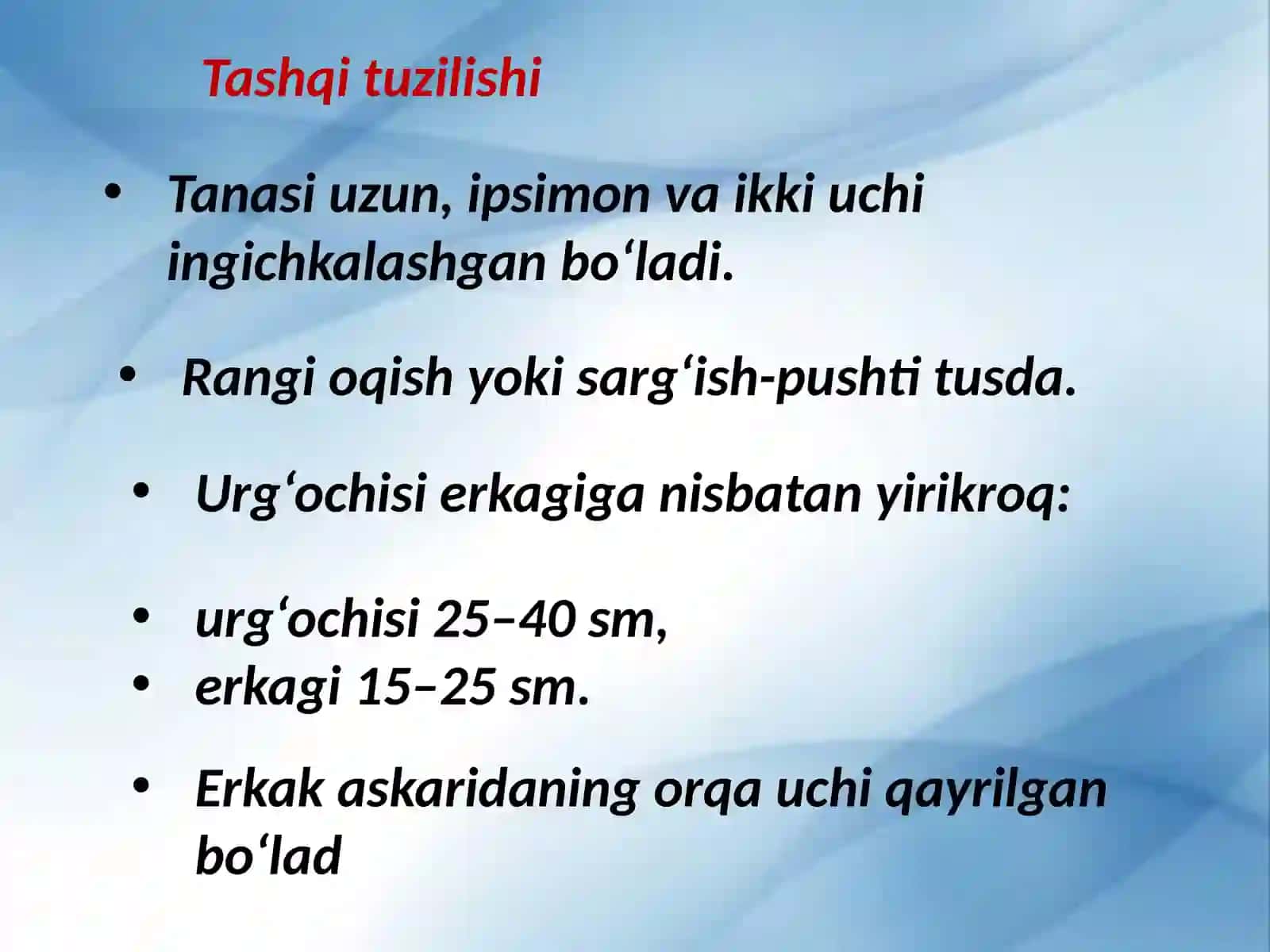 Odam askaridasining biologiyasi va ahamiyati 3