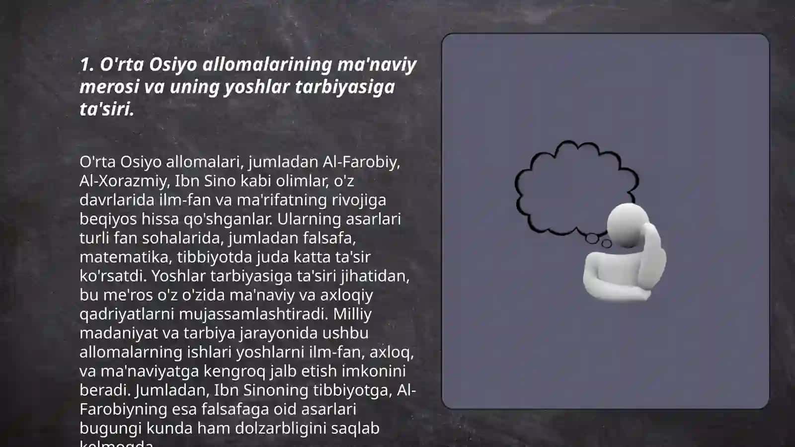 O'rta Osiyo Allomalarining Ilmiy Merosi 3