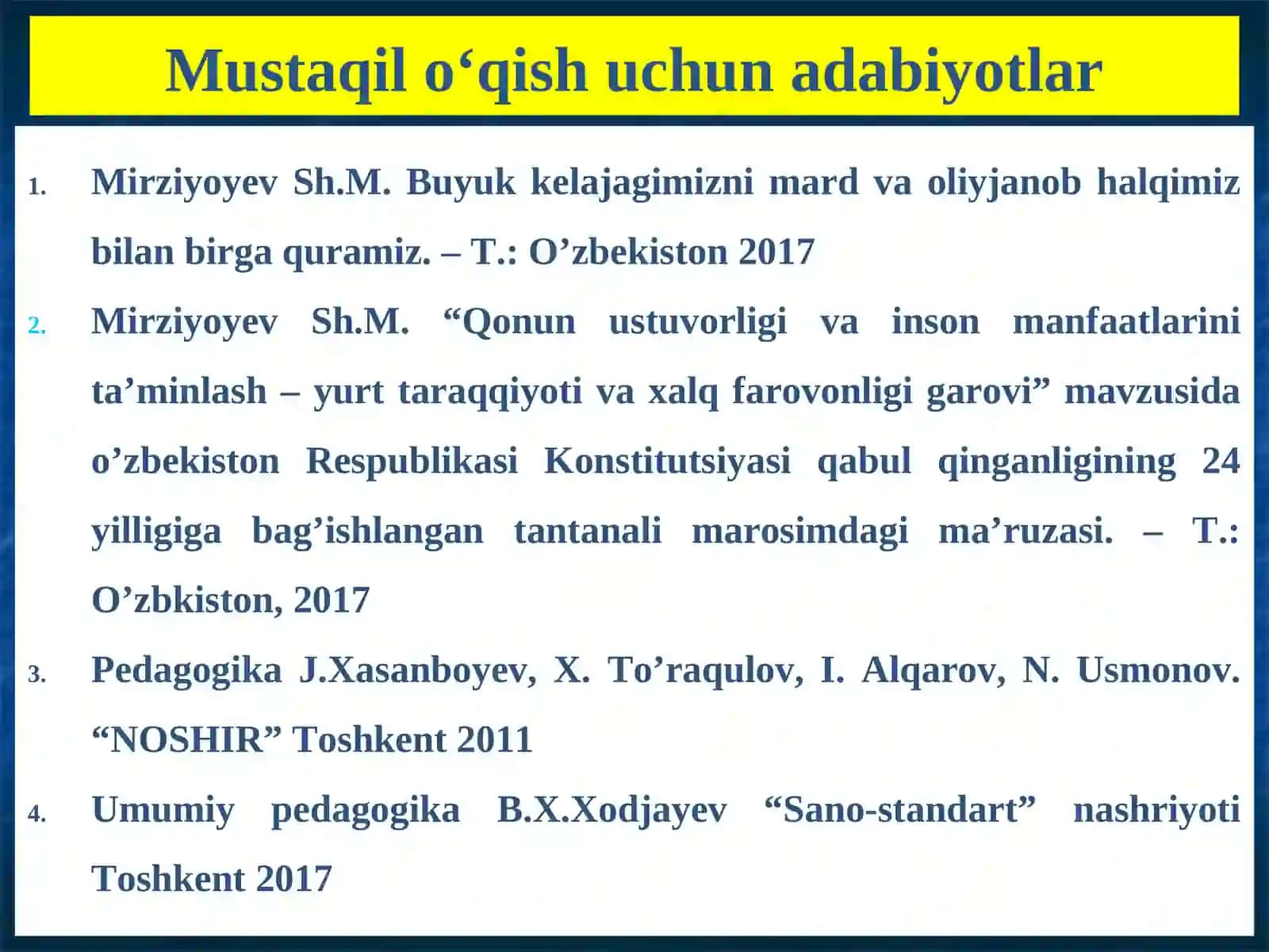 Tarbiya Metodlari haqida tushuncha 3