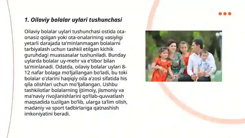 Oilaviy bolalar uylarining maqsad va vazifalari 3