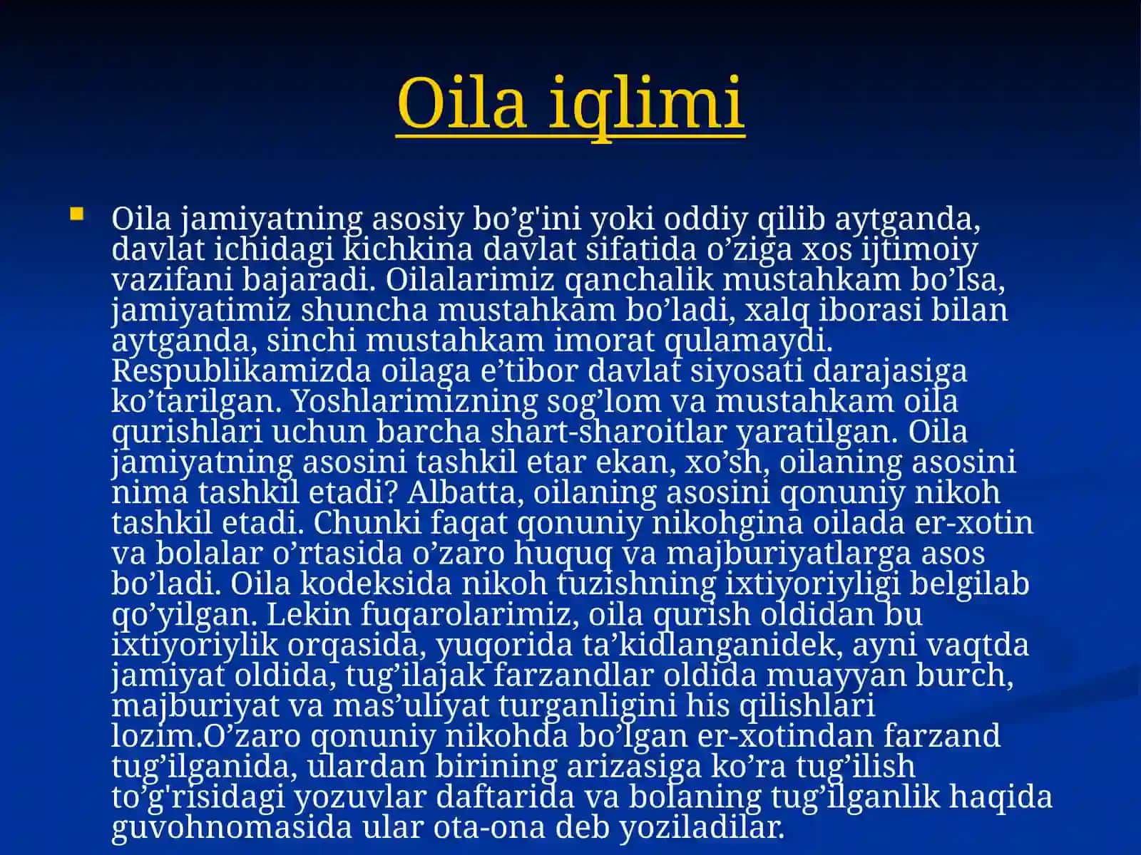 Oilaning mahalla va ta'lim muassalari bilan hamkorligini kuchaytirish istiqbollari 3