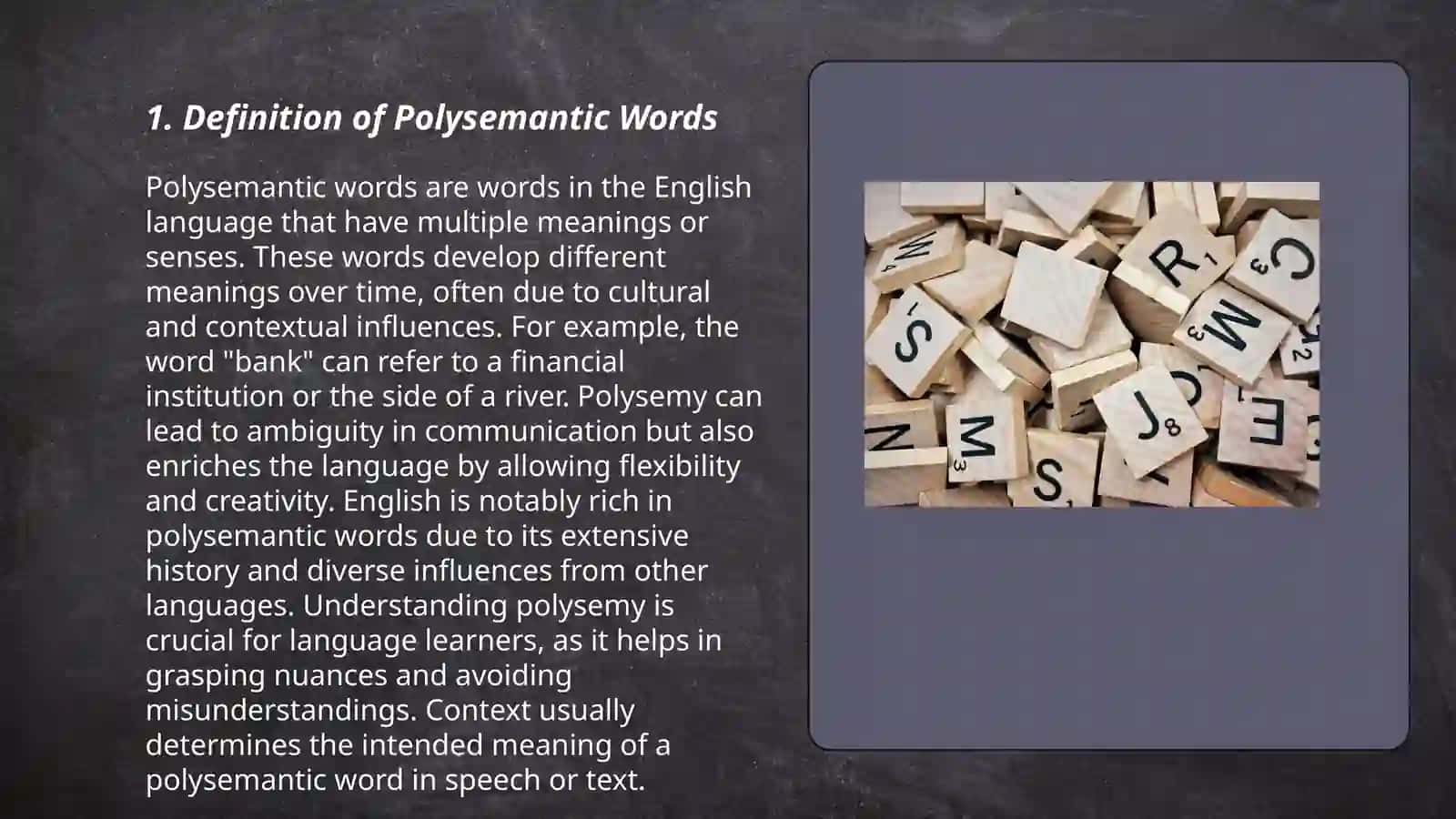 Polysemantic words and the problem of synonymy 3