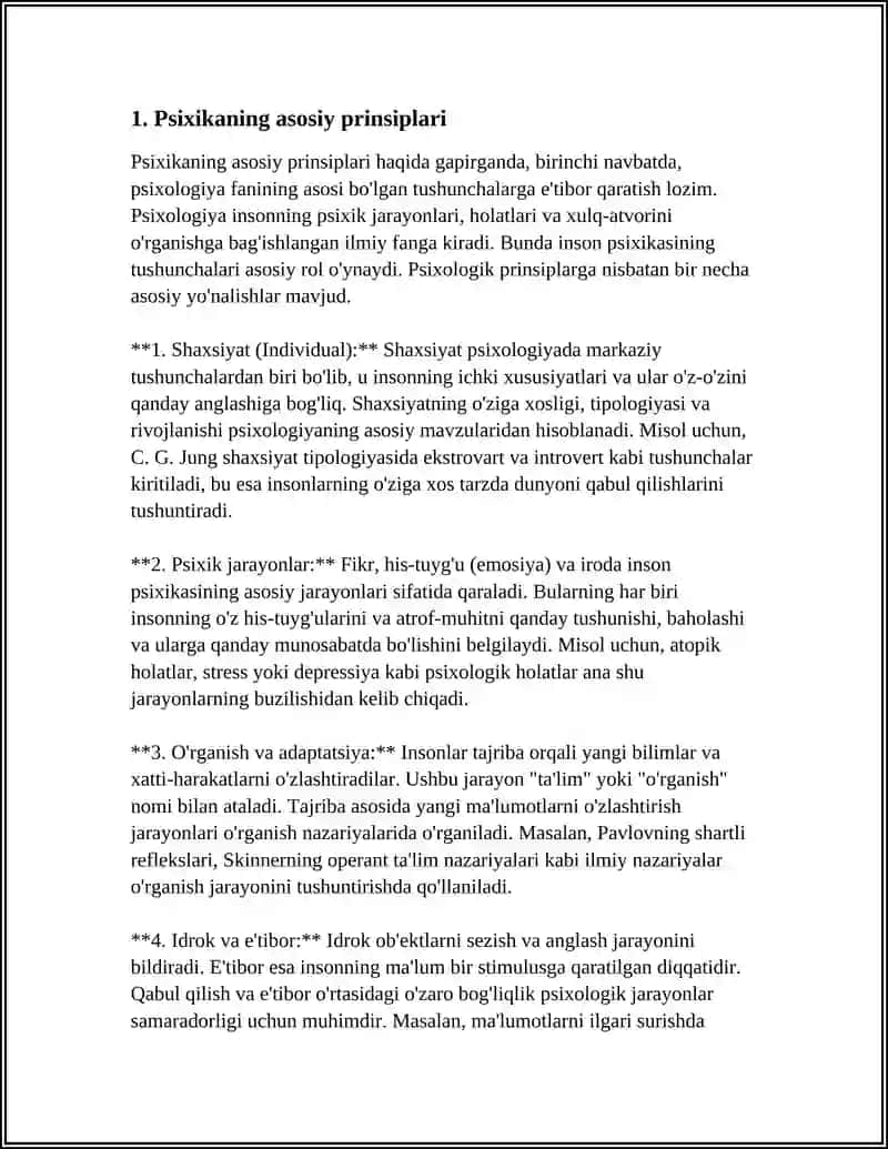 BOLA PSIXIKASINI OʻRGANISH PRINSIPLARI VA PSIXOLOGIK TADQIQOTNI OʻTKAZISH SHAKLLARINING TAHLILI 3