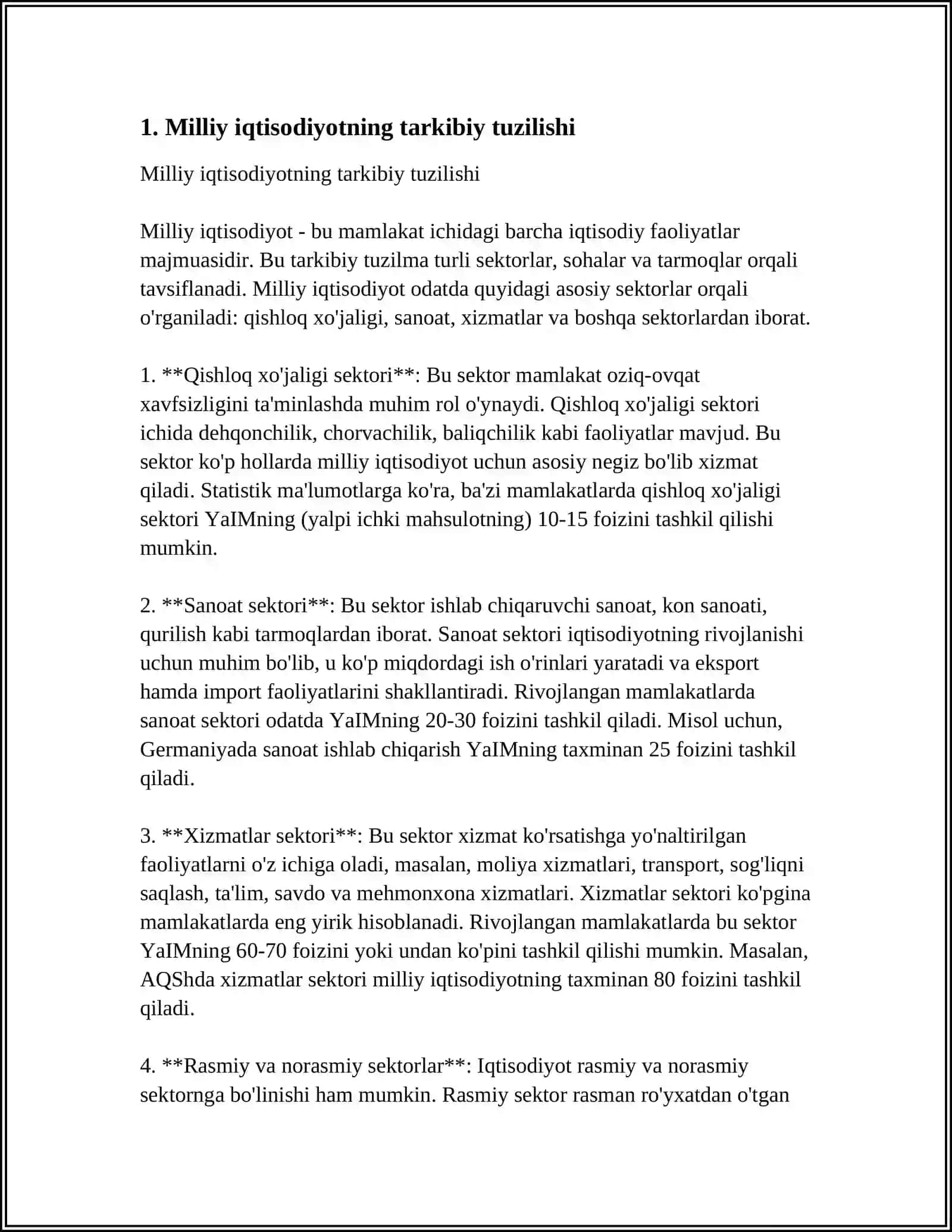 MILLIY IQTISODIYOT VA UNINH MAKROIQTISODIY KORSATKICHLARI 3