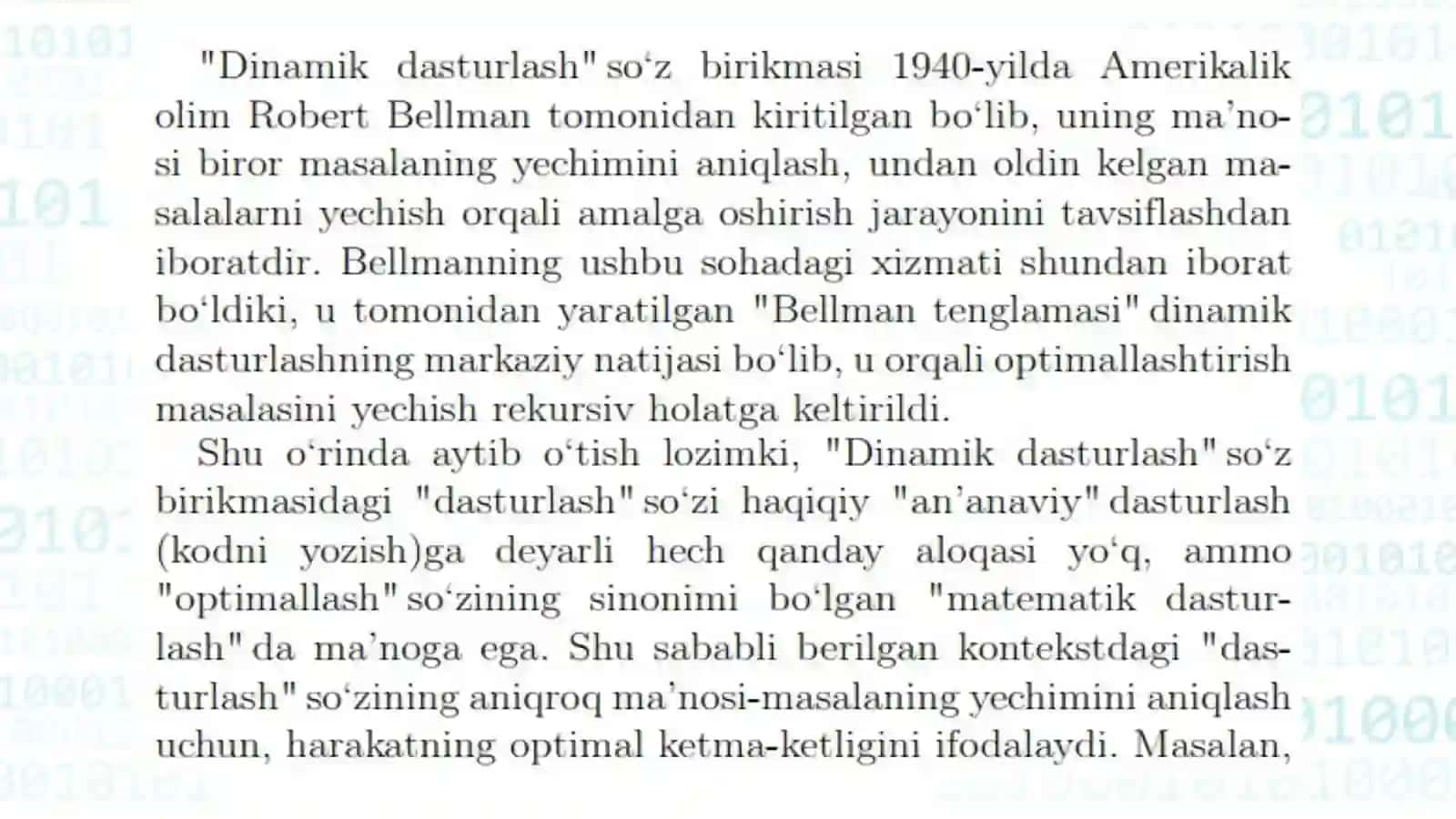 Zaxirani boshqarish masalasi 3