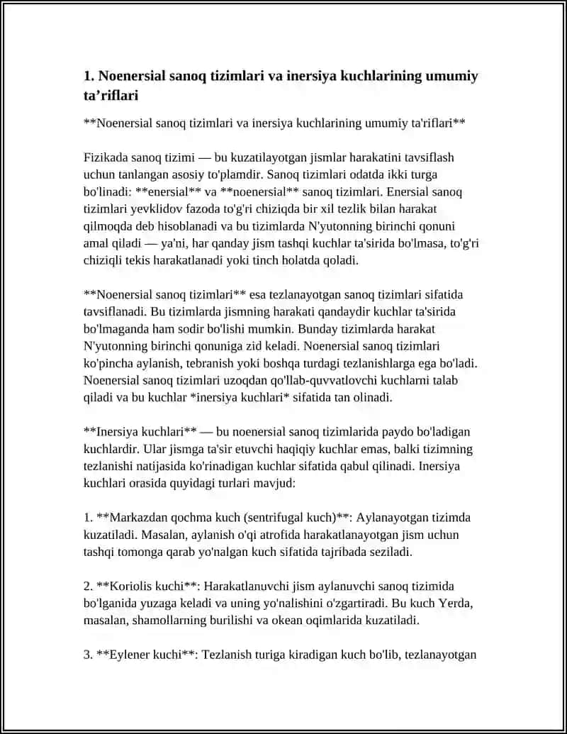 NOENERSIAL SANOQ TIZIMLARIDAGI INERSIYA KUCHLARI 3