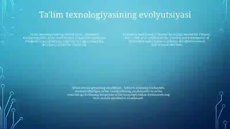 Tarbiyaviy Tadbirlarni O'Tkazish Texnalogiyasiniishlab Chiqish 3