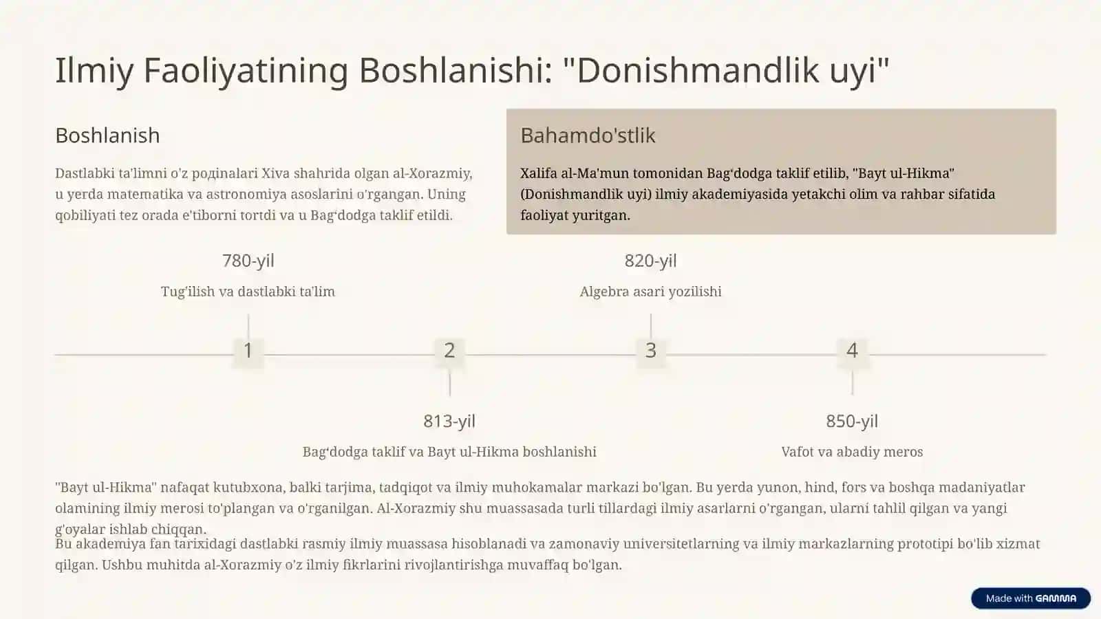 Al-Xorazmiyning Buyuk Merosi: Zamonaviy Dunyoning Ilmiy Otasi 3