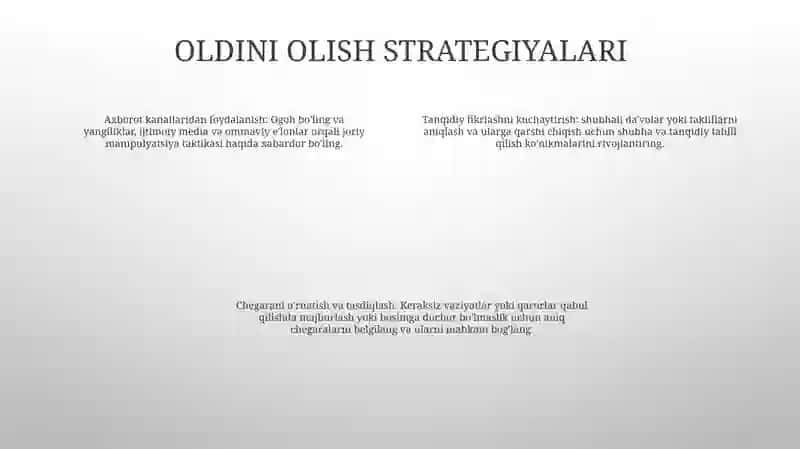 Shaxsni Axborotli-Psixologik Manipulatsiyadan Himoya Qilish Usullari 3