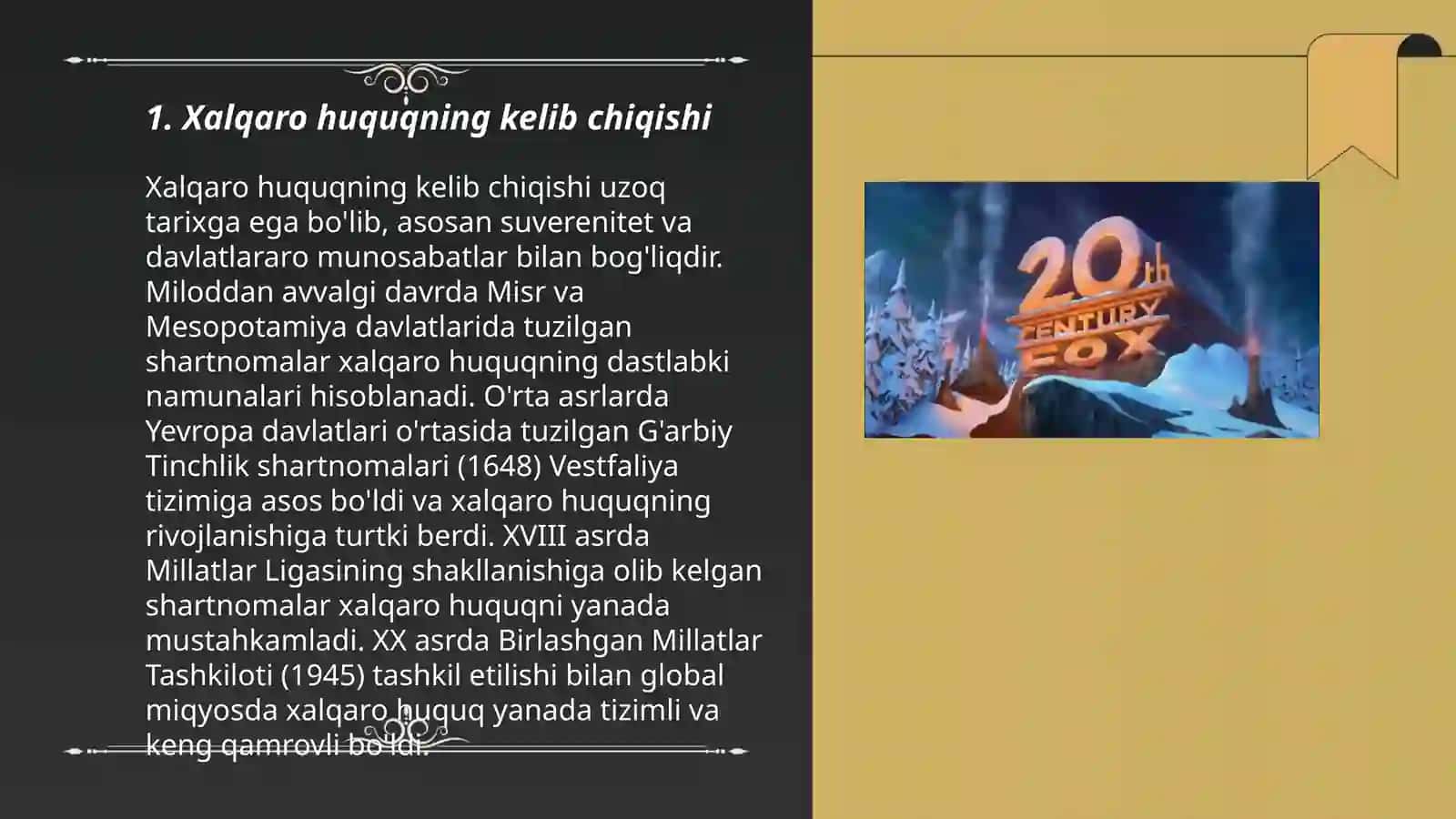 Xalqaro huquq manbalar 3