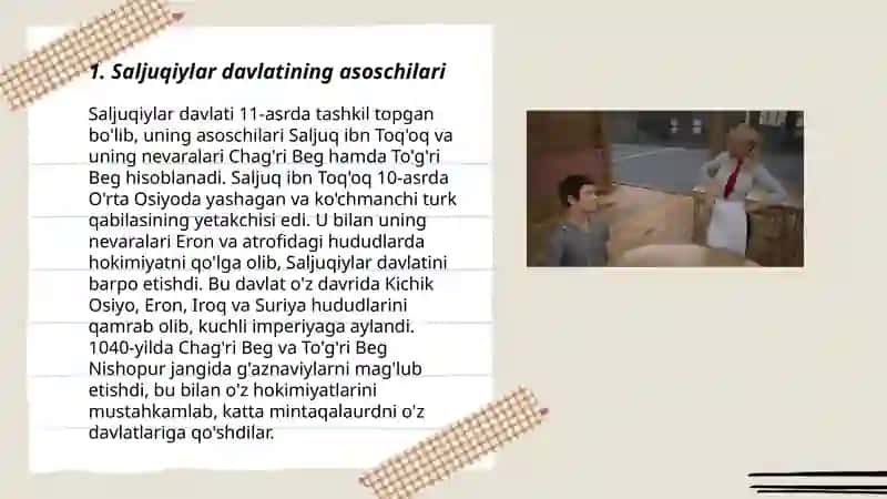 Saljuqiylar davlatining shajarasi 3