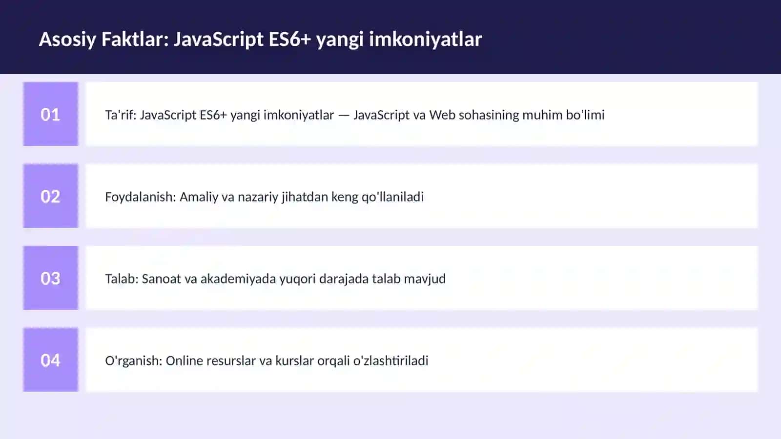 DASTURLASH | JAVASCRIPT VA WEB 3