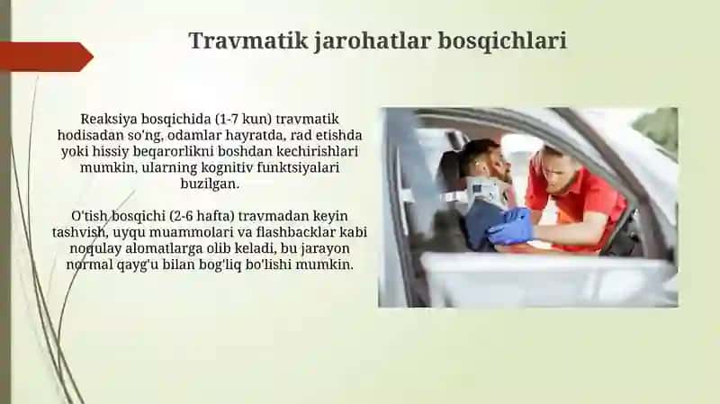 Travmatik Shikast Olganlarga Yordam Berish 3