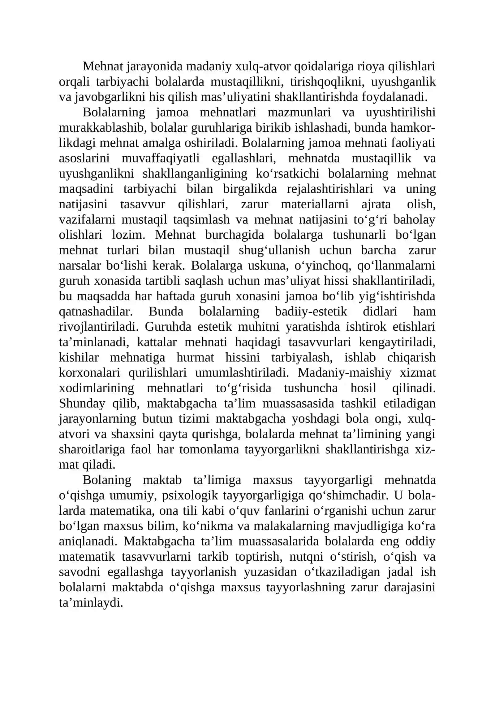 MAKTABGACHA TA’LIM TASHKILOTLARI VA MAKTAB HAMKORLIGI 3