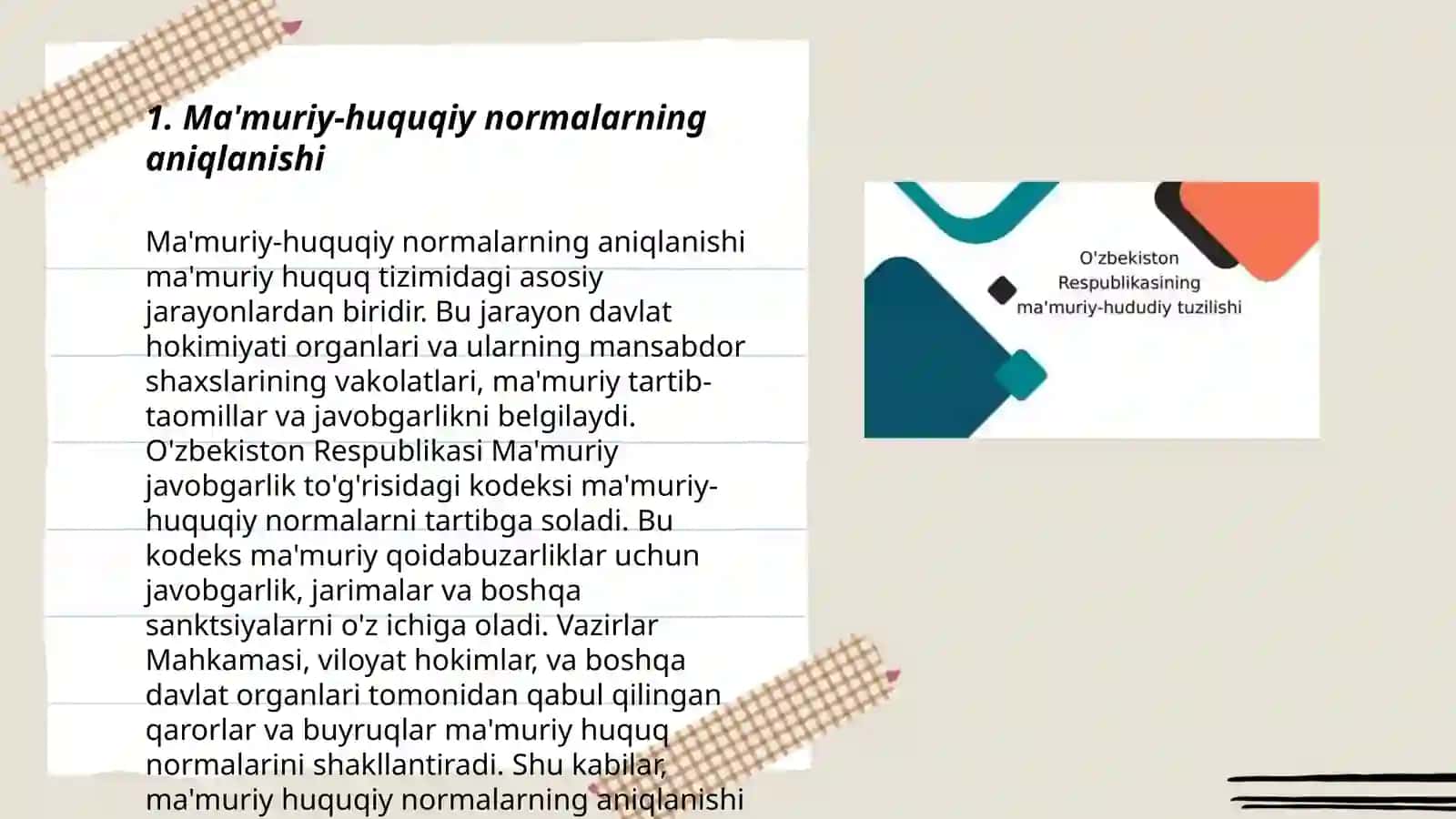Ma'muriy-huquqiy normalar tushunchasi va tuzilishi 3