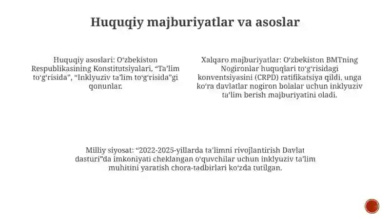 Maktabda Nogironligi Bor O‘Quvchilarga O‘Quv-Tarbiya Olish Uchun Qulay Shart Sharoit Yaratish 3