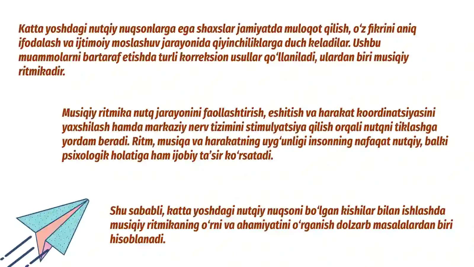 Musiqiy ritmikaning nutq faoliyatiga tasiri 3