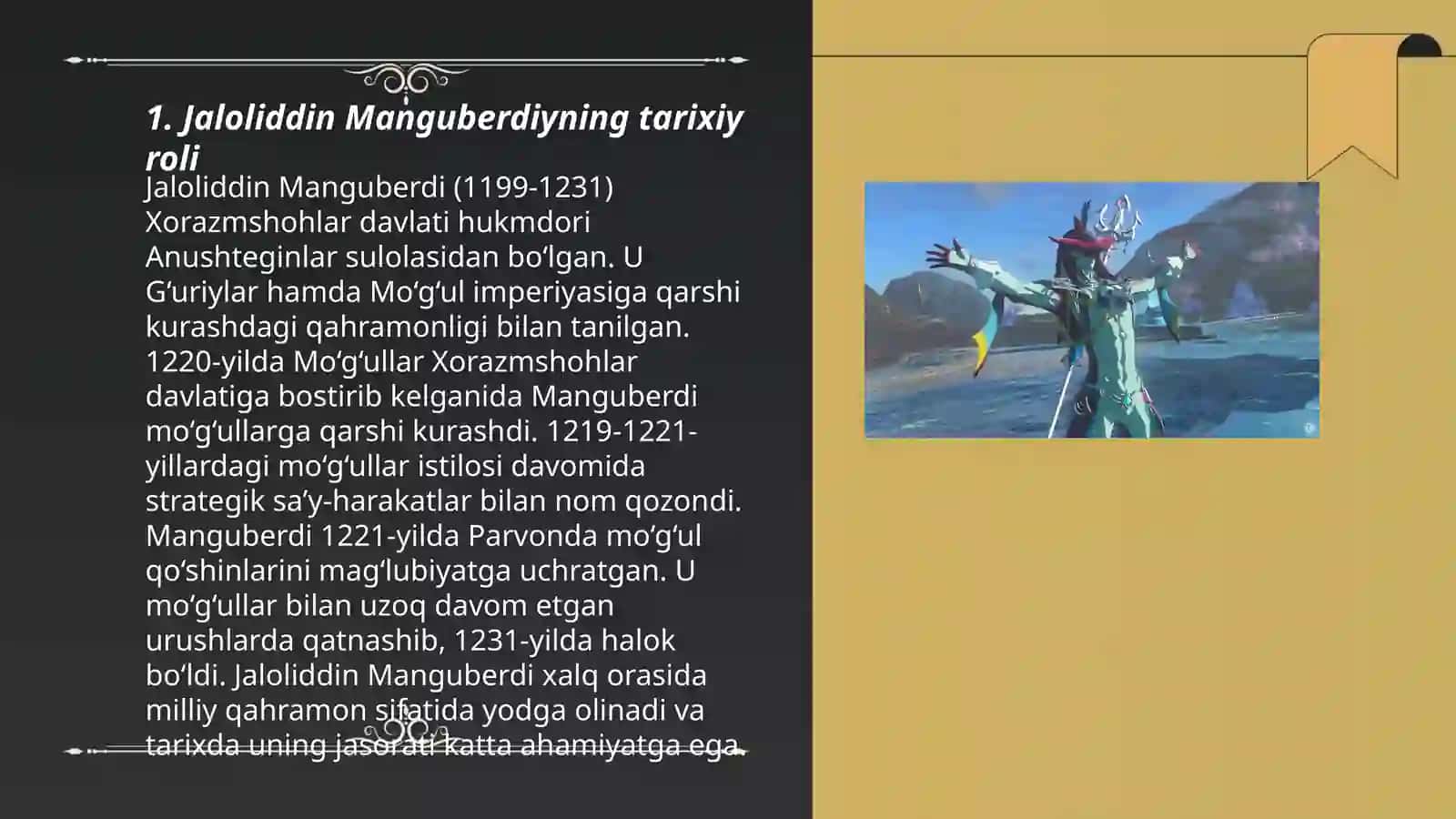 Jaloliddin Manguberdi - Vatan himoyachisi 3