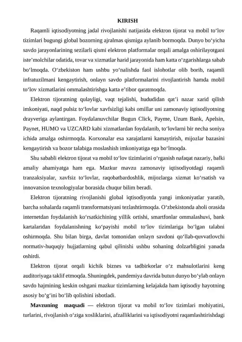 Elektron tijorat va mobil tulov tizimlari 3