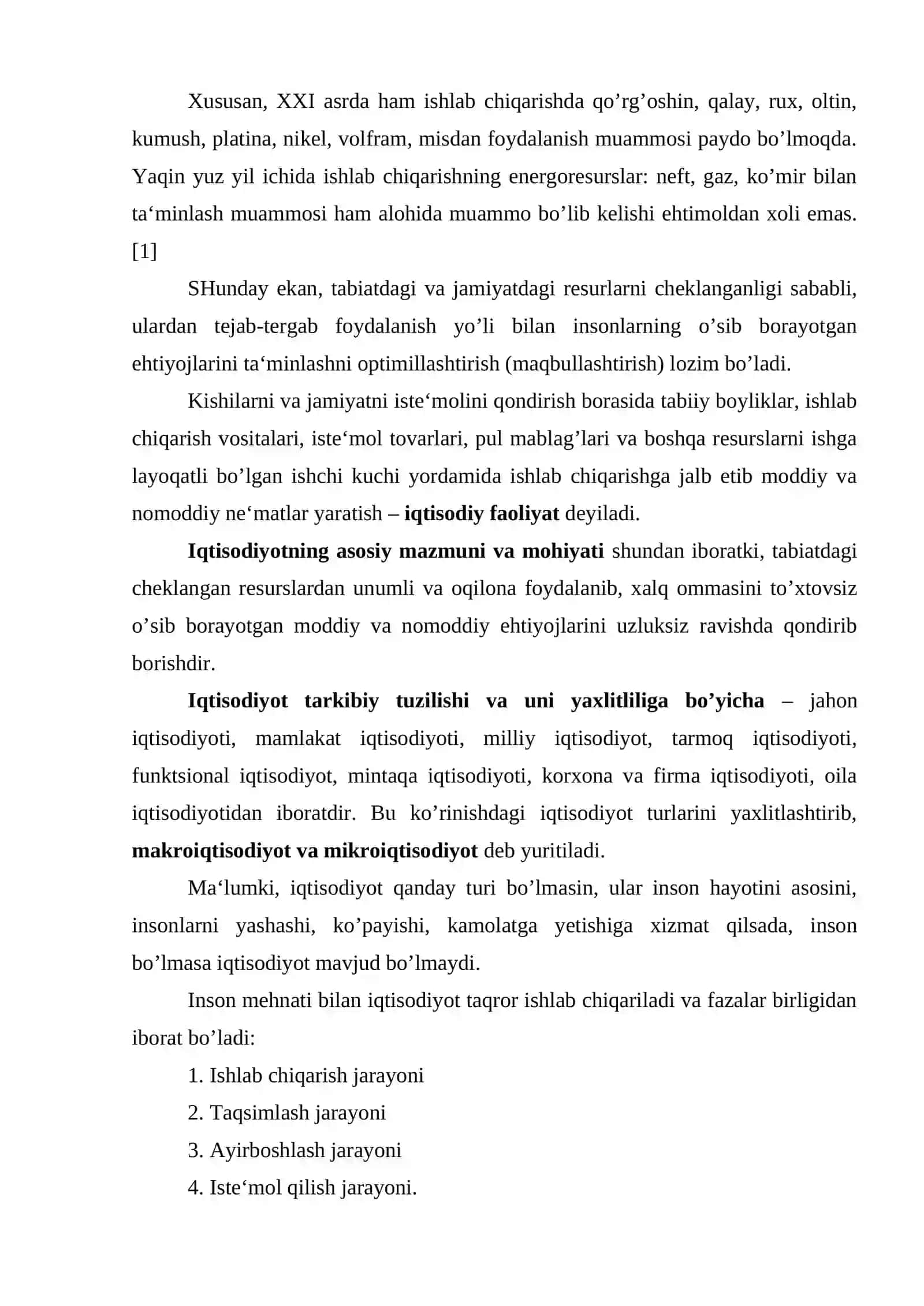 Iqtisodiyot nazariyasi fanining pryedmyeti va bosh masalasi 3