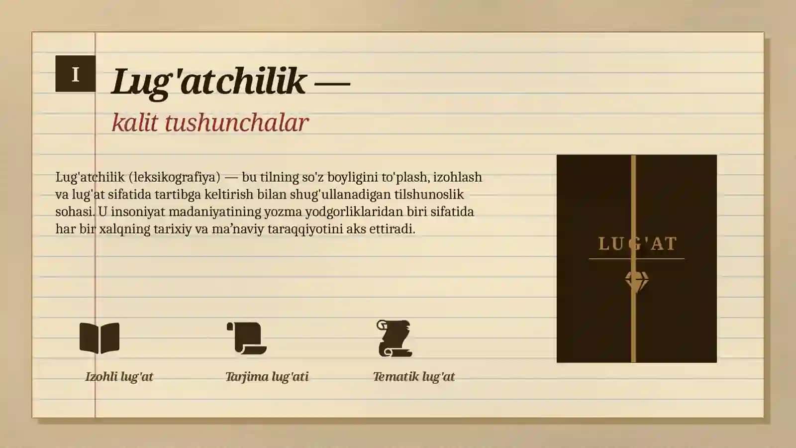 Lug'atchilik Tarixi XV — XIX asrlar o’rtasida 3