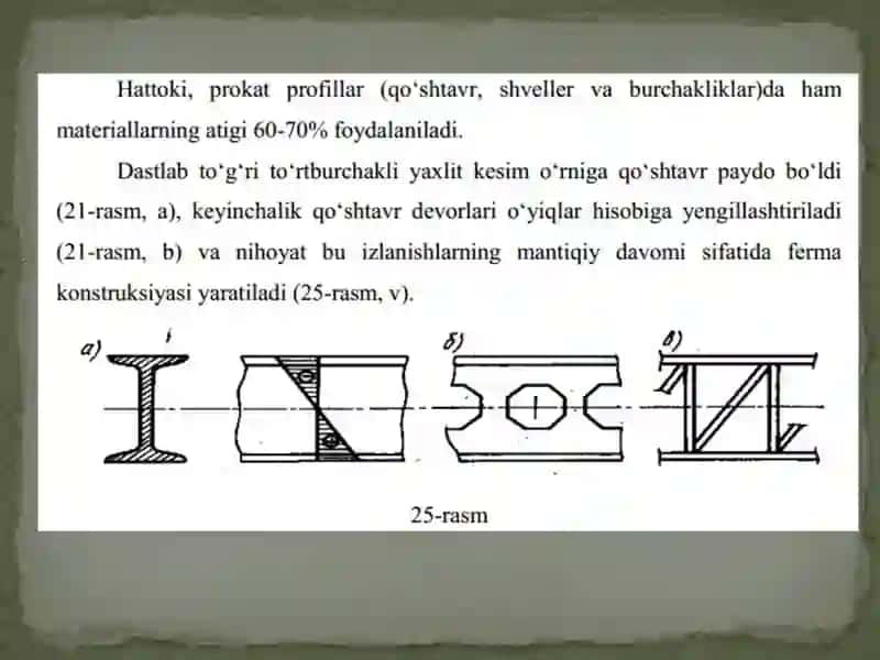 Fermalarni qo'zg'almas yuk tasiri ga hisoblash 3