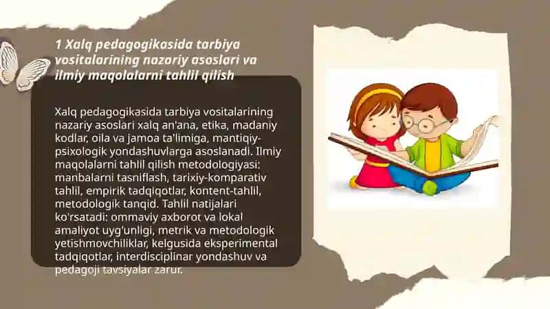 Xalq pedagogikasida tarbiya vositalari 3